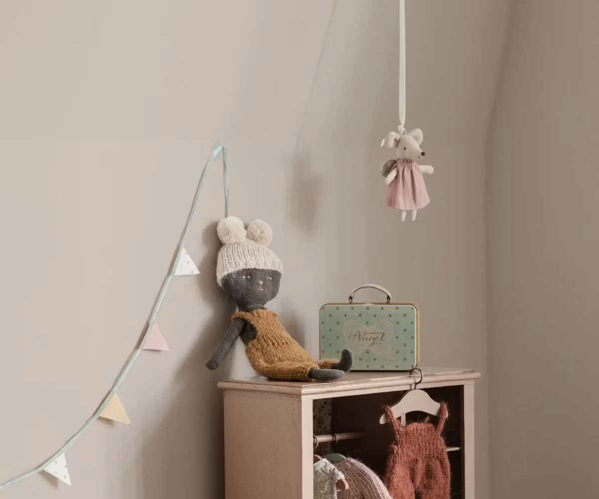 Maileg, museengel i en kuffert