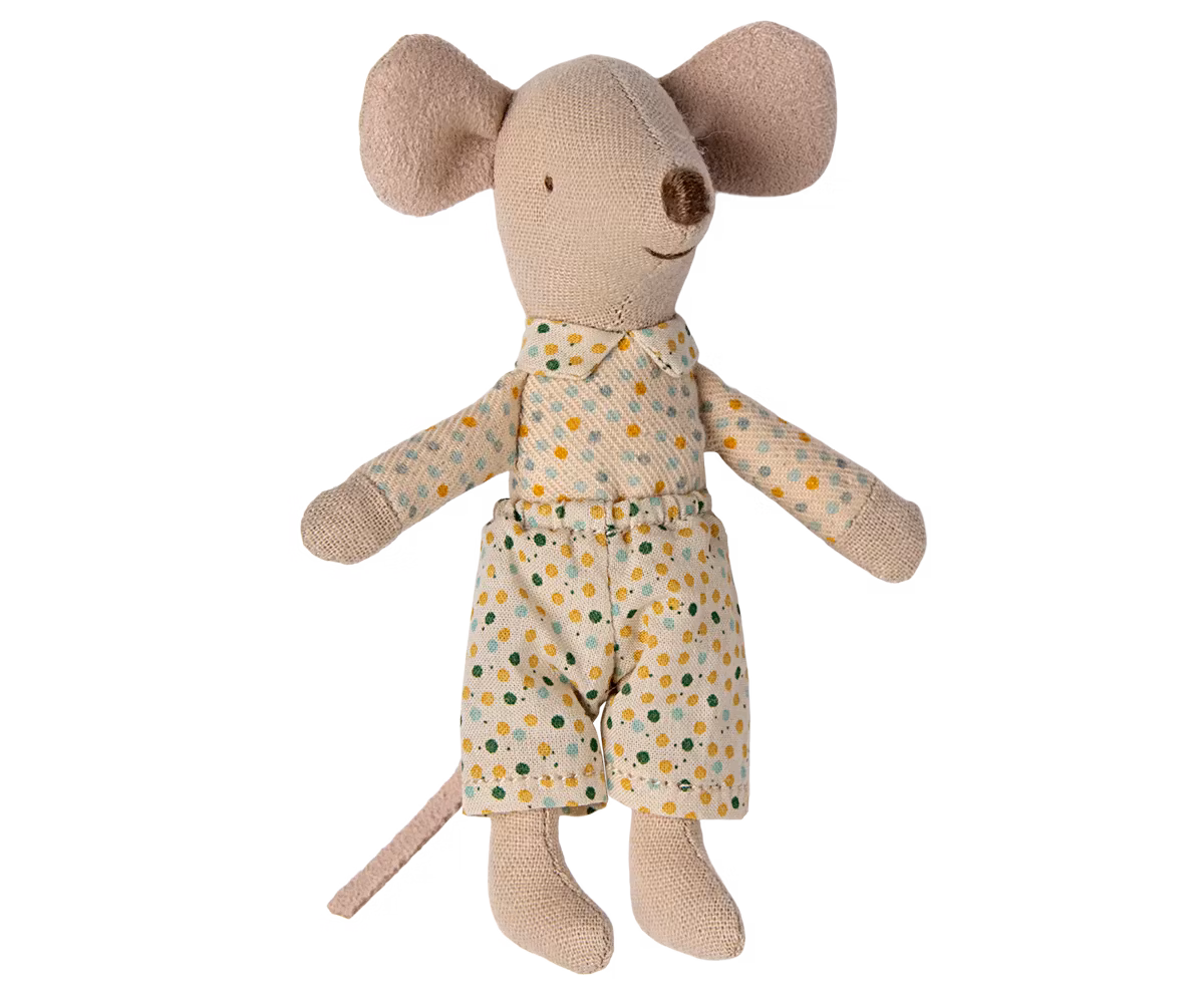 Maileg, lillebror i ask, prikker