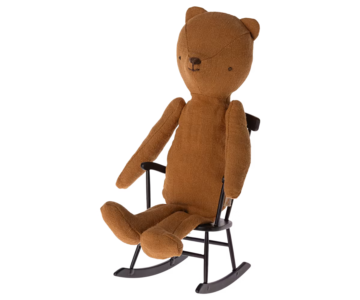 Maileg, antracit gyngestol mini