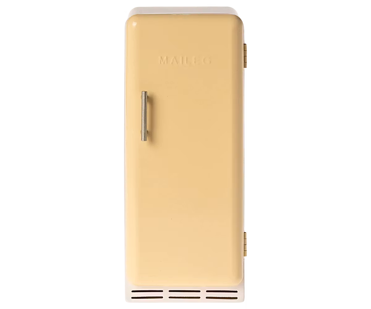 Maileg, Miniature køleskab gul