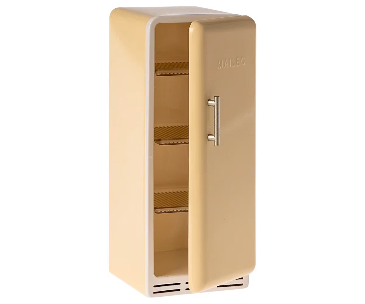 Maileg, Miniature køleskab gul