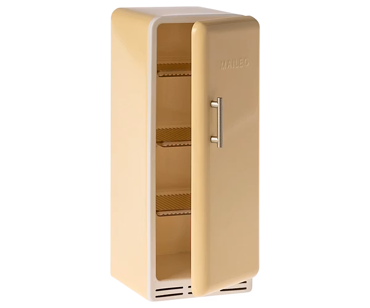 Maileg, Miniature køleskab gul