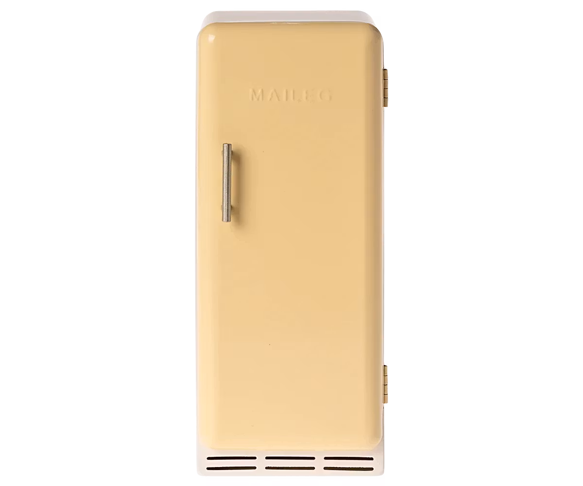 Maileg, Miniature køleskab gul