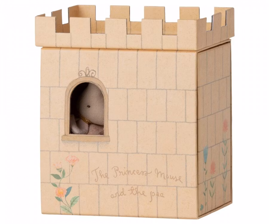 Maileg, Slot med storesøster mus, Prinsesse på ærten