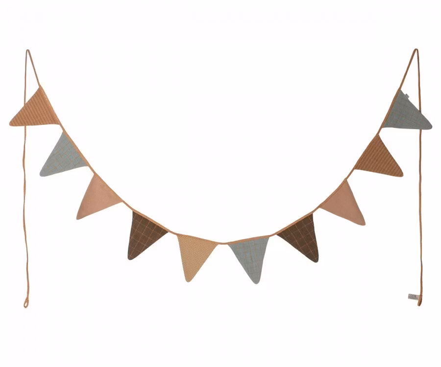 Maileg, vimpel til børneværelset, okker