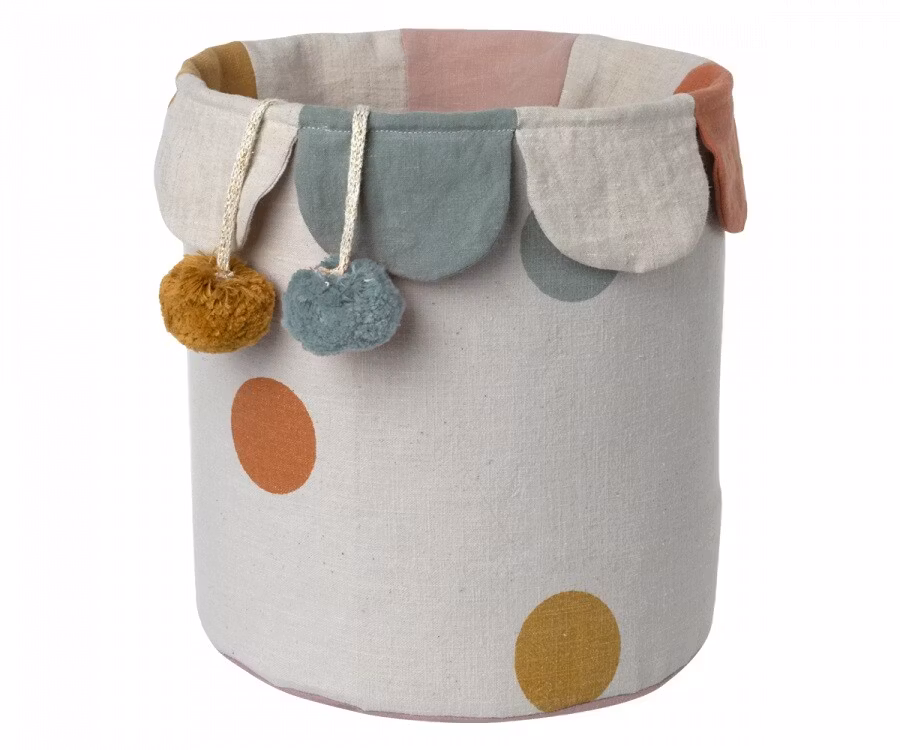 Maileg, stor opbevaringskurv, Rose