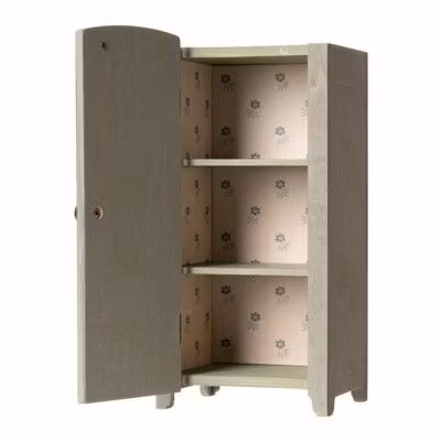 Maileg, Vintage garderobe, mint/grå