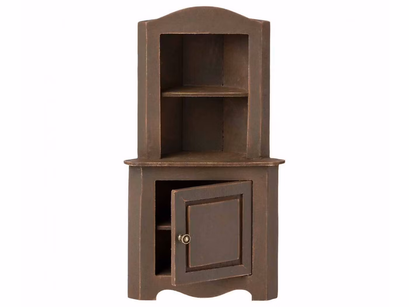 Maileg, Hjørneskab mini, brun