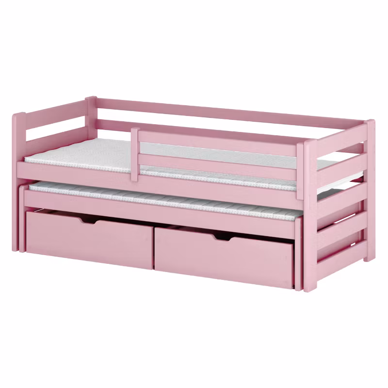 Børneseng/juniorseng med udtræksseng, dagseng Sebastian