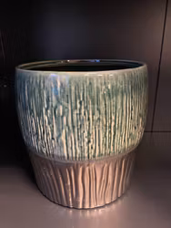 Kruka grön/brun