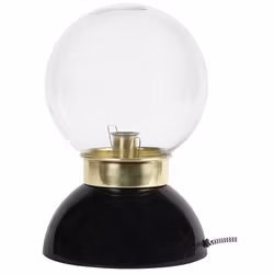 Bordlampa metall glas