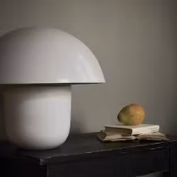 Carl Johan lampa Stor VIT