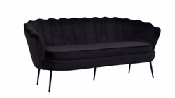 Calais soffa svart