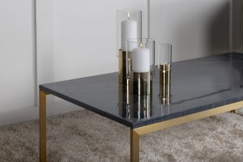 ESTELLE Soffbord guld -120×60