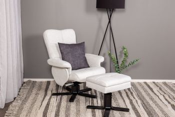 Reclinerfåtölj med ottoman