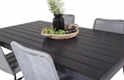 BREAK | LINDOS Matbord 150×90 + 4 matstolar