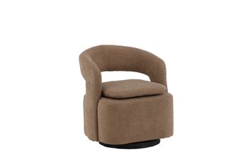 LAUREL Laurel Single Sofa - Black / Beige Boucle