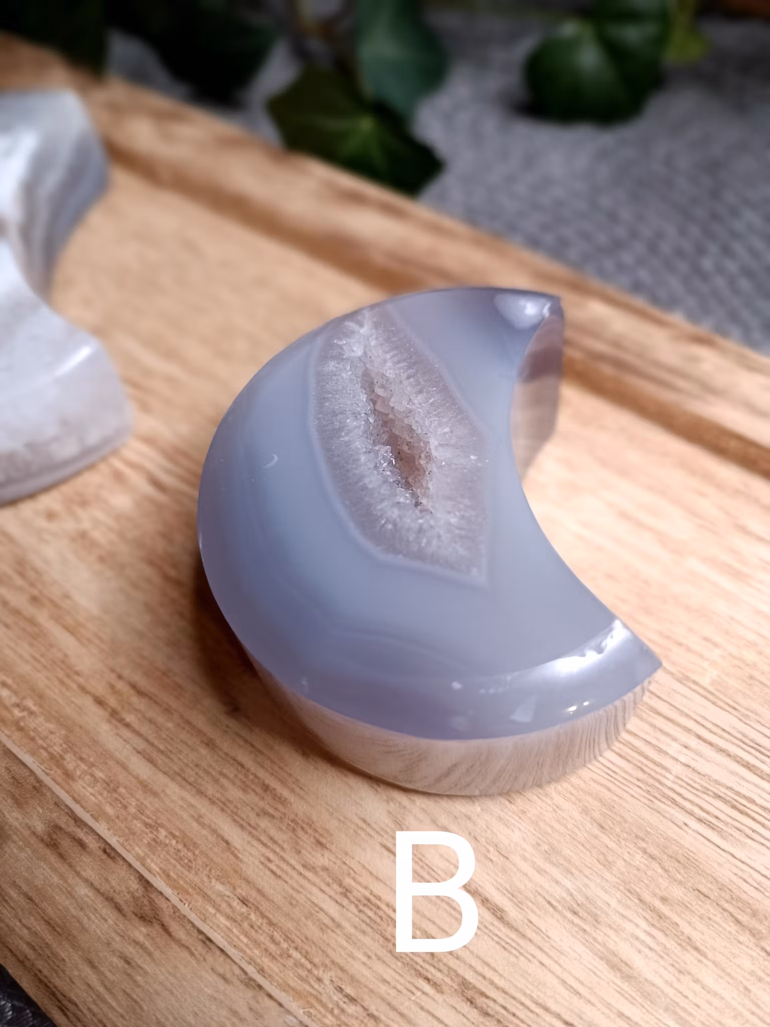 Druzy Agat Måne -40% rabatt