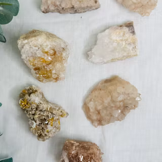 Bergskristall kluster