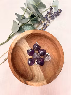 Ametist Hjärta Hänge