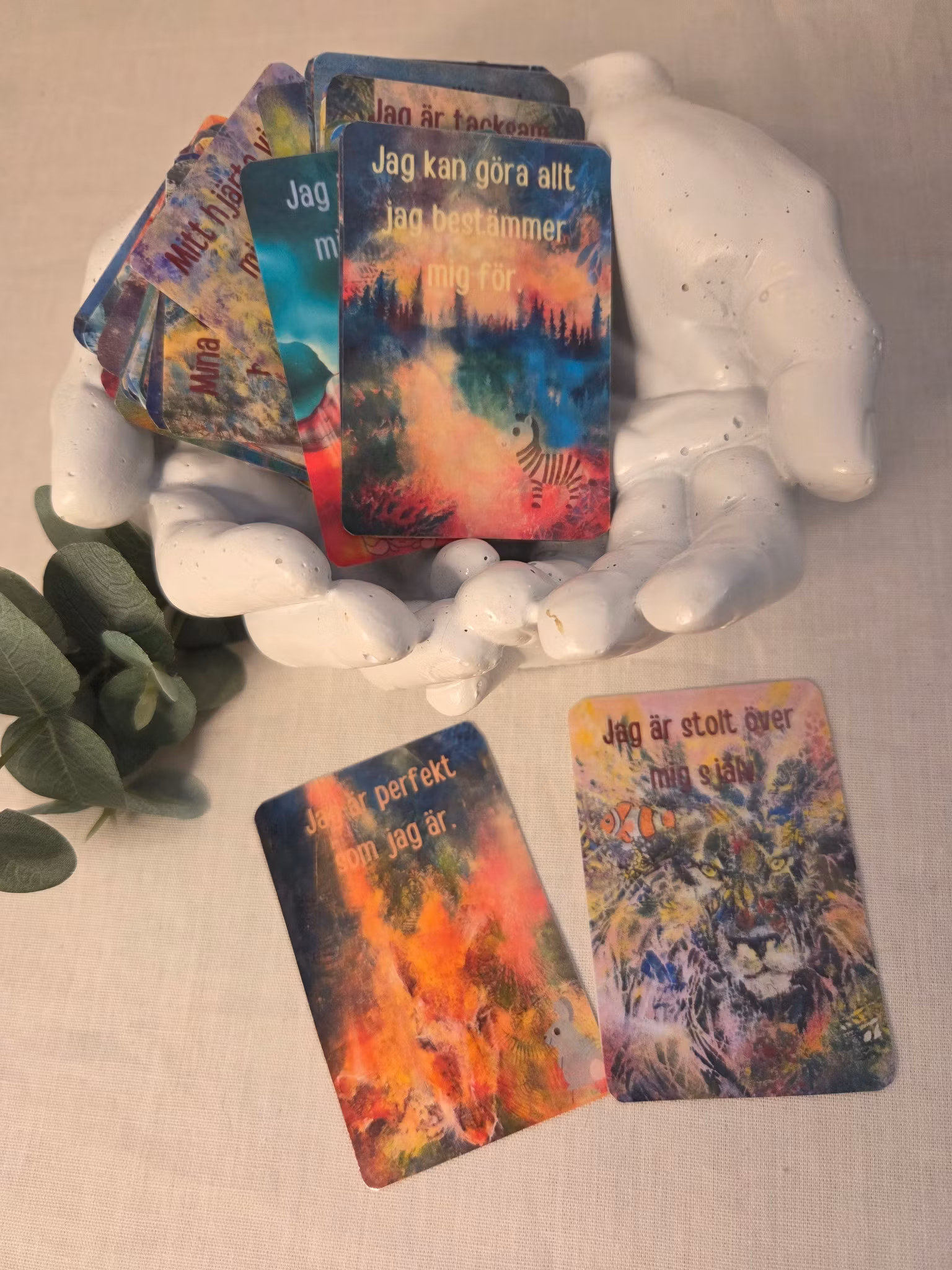 Mindfulnesskort på svenska barn- TinaArt