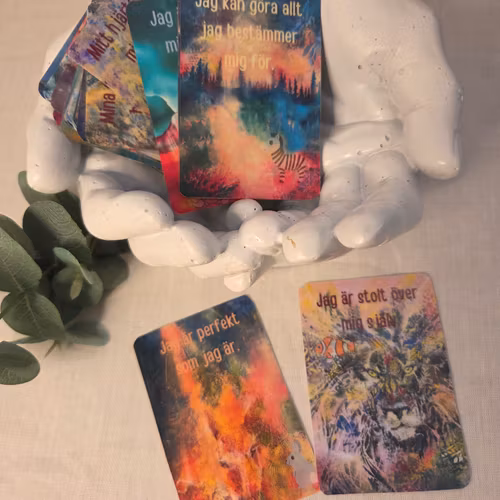 Mindfulnesskort på svenska barn- TinaArt