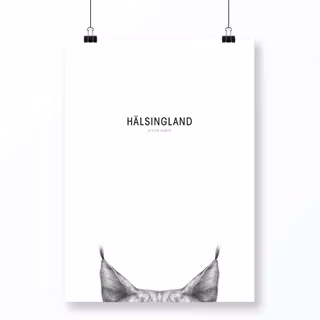 Hälsingland poster A3
