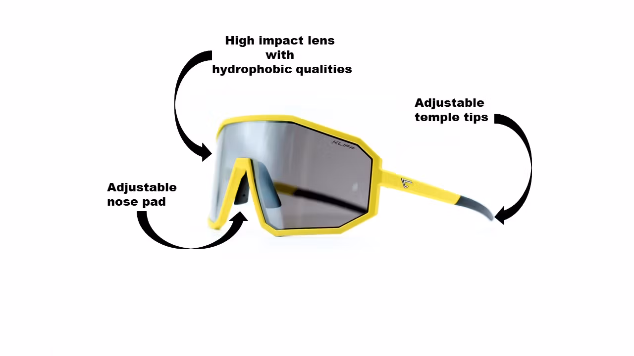 PODIUM BRIGHT YELLOW -  Silver mirrorlens