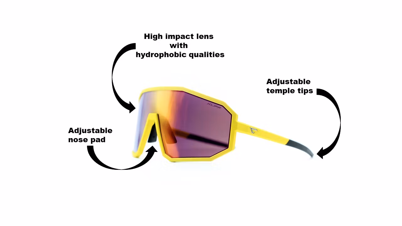 PODIUM BRIGHT YELLOW - Brown purple multilens