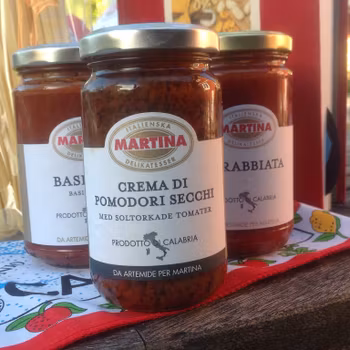Martinas Crema di pomodori secchi (Kräm av soltorkade tomater)