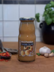 Tomatsås på gula tomater