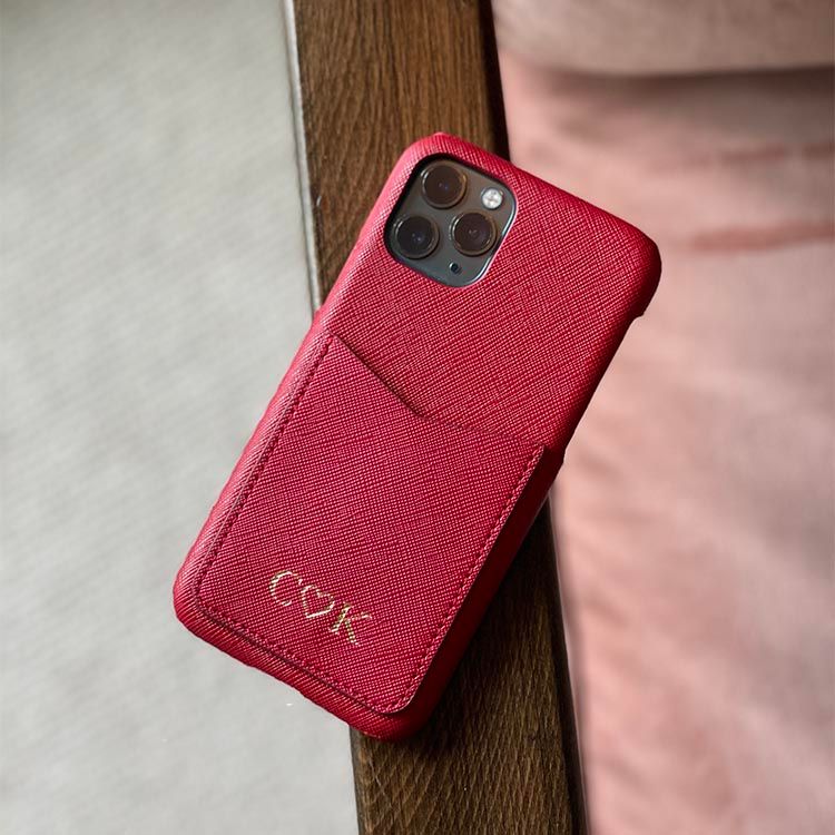 Red mobilcover med kortholder