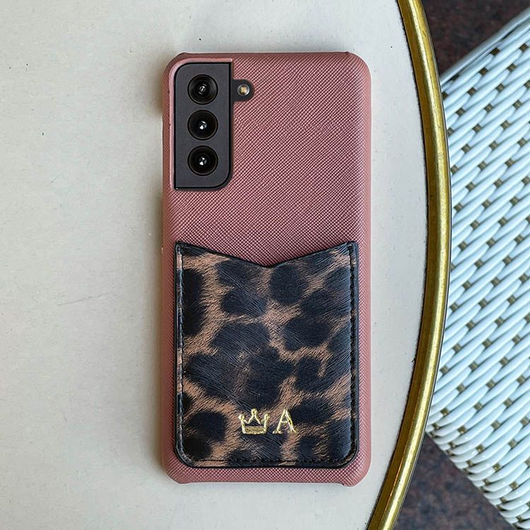 Cloudy pink samsung cover