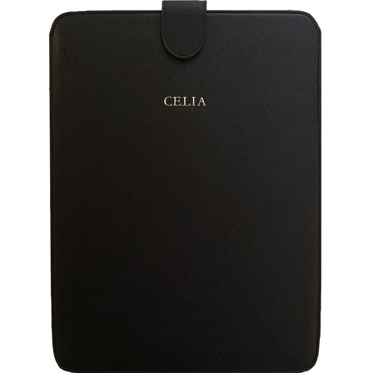 Laptop taske med gravering- Saffiano