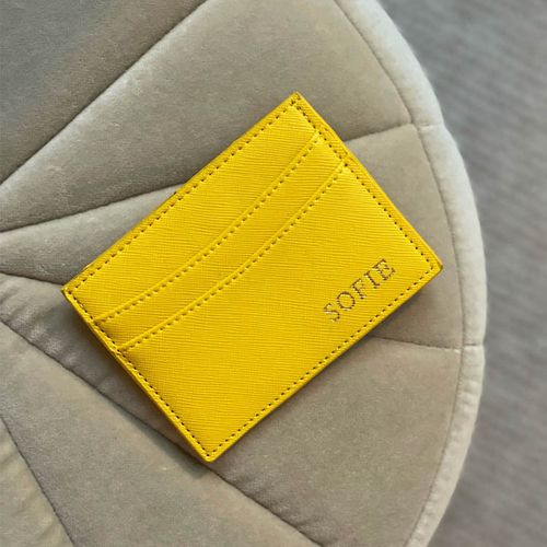 Yellow kortholder