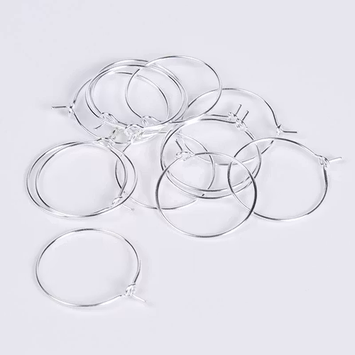 Örhängen, Silver, 20mm - 10st