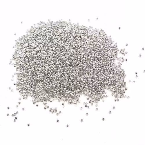 Klämpärlor, silver, 2mm - 250p