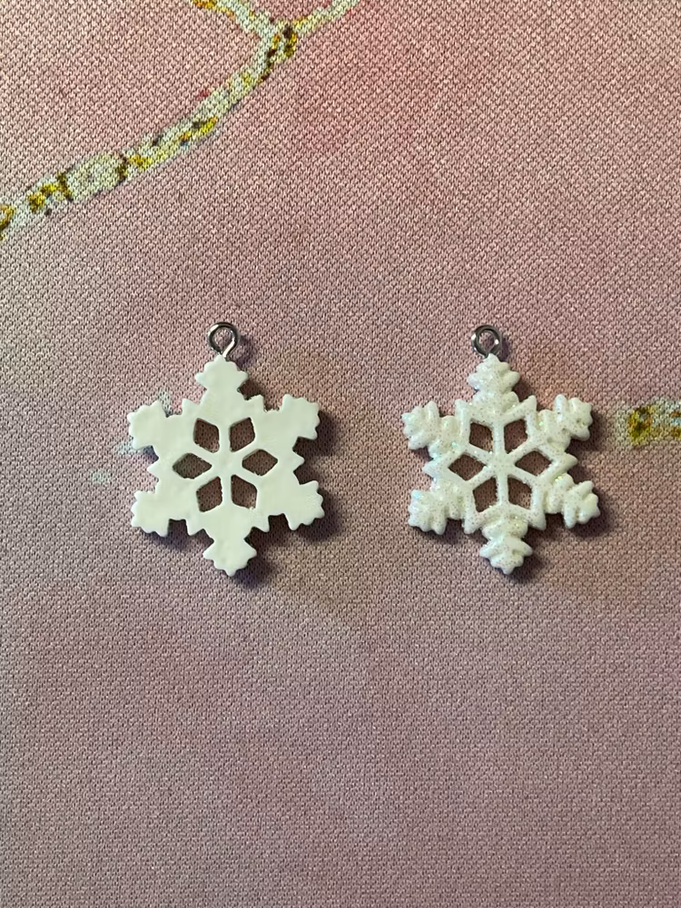 Stor snöflinga - 3 cm