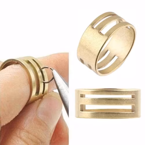 Bindrings-ring, 21mm - guld