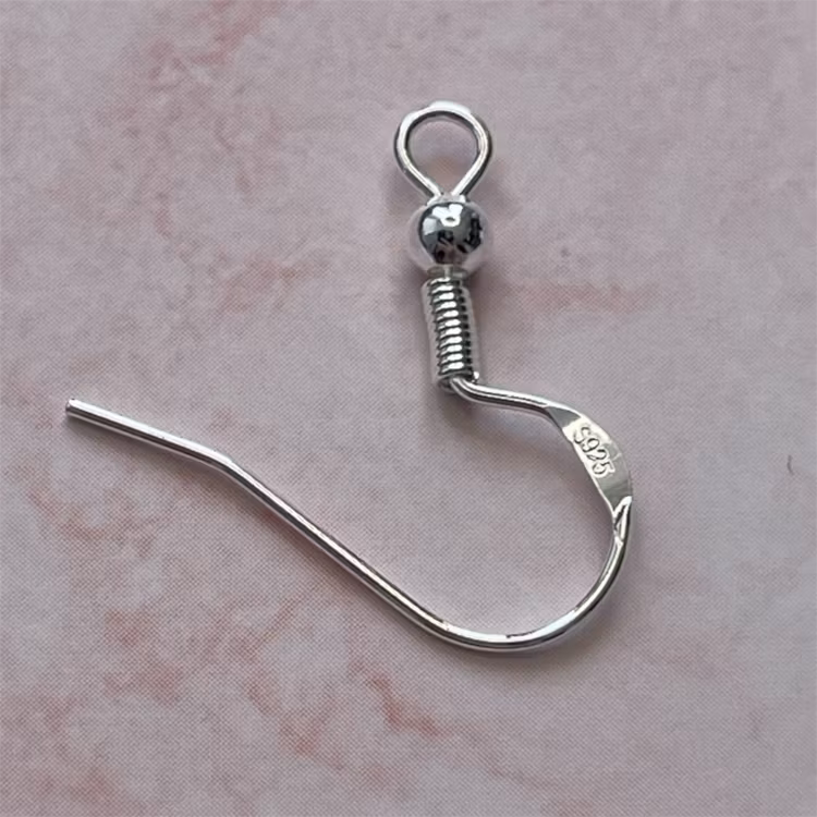 Örhänges-set, silver med silikonpropp - 20 st (10par)