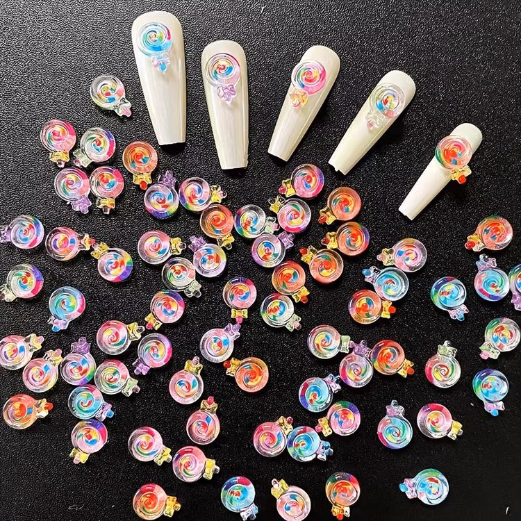 Lollipop i resin, 10pack
