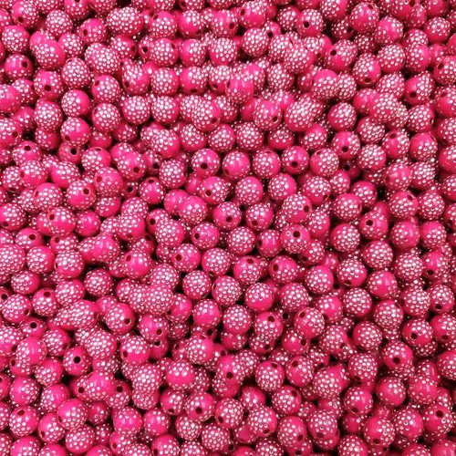 Strasspärla, 8mm - rosenröd, 50st