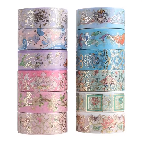 Washi-tejp, mönster - 15mm x 2m