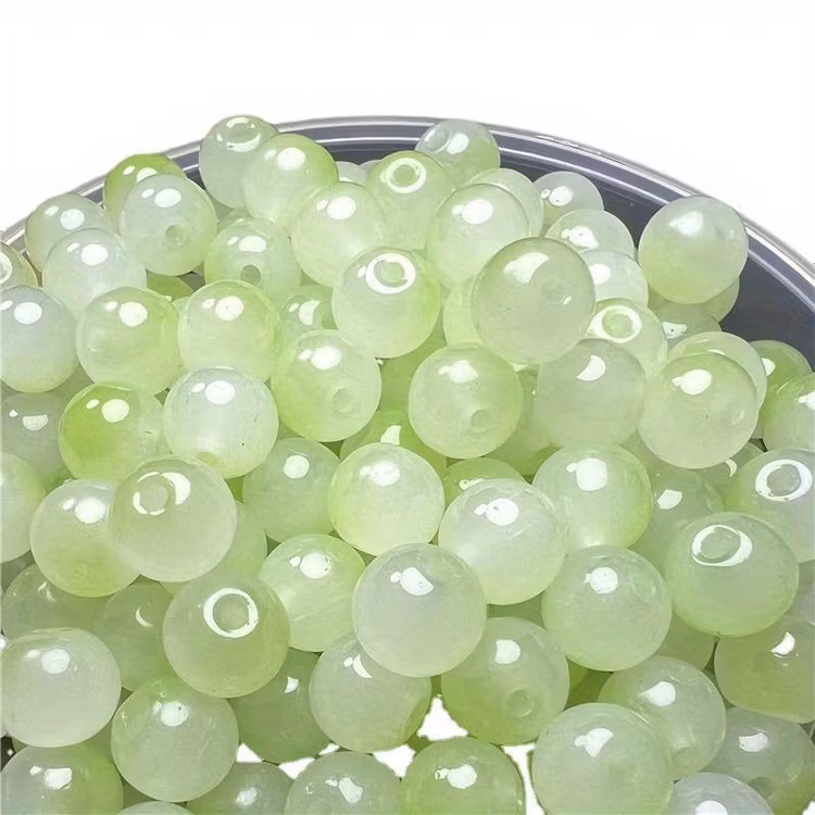 Glas, gradient, grön, 8mm - 50p