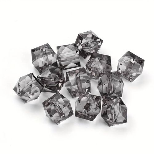 Polygon, grå, 8mm - 50p