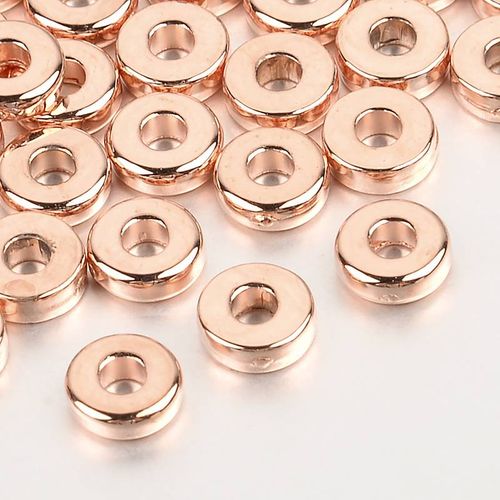 Mellandelspärla, rosé, 6mm - 50p