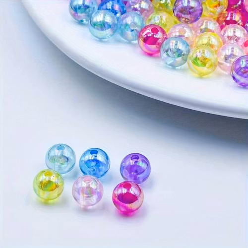 Bubbelpärlor, mix, 8mm - 50p