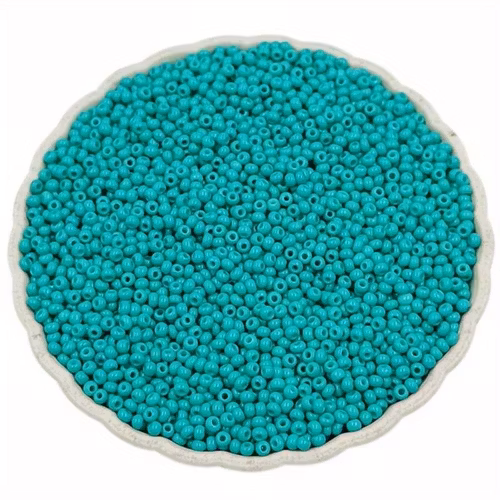 Seedbead, turkos, 2mm - Ca 1000st