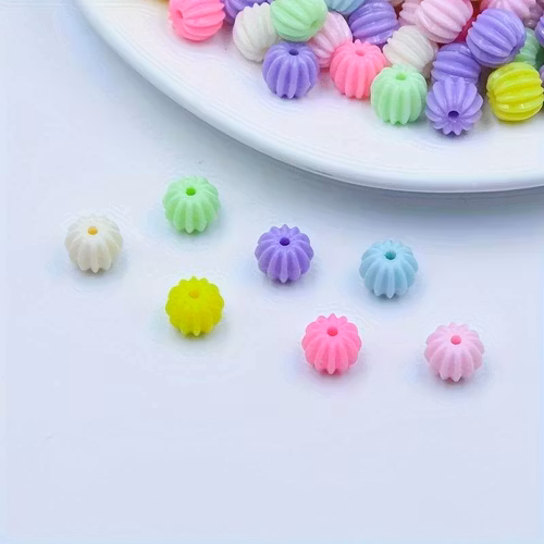 Pumpapärla, mix, 10mm - 50p