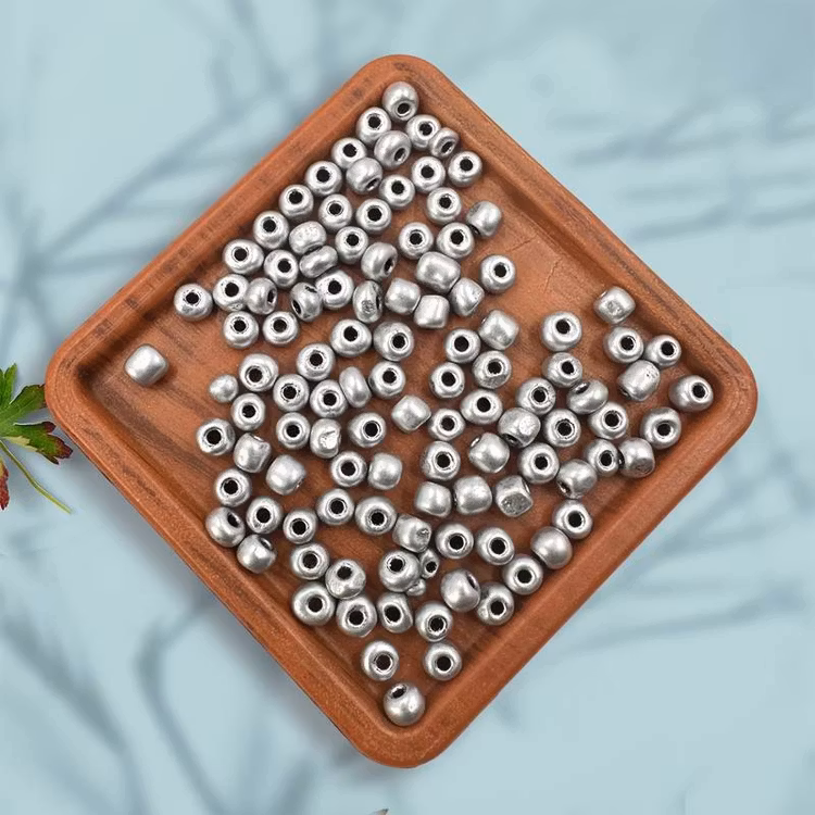 Silver, 4mm - 100p